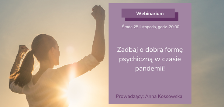 Główny obrazek do Zadbaj o dobrą formę psychiczną w czasie pandemii!