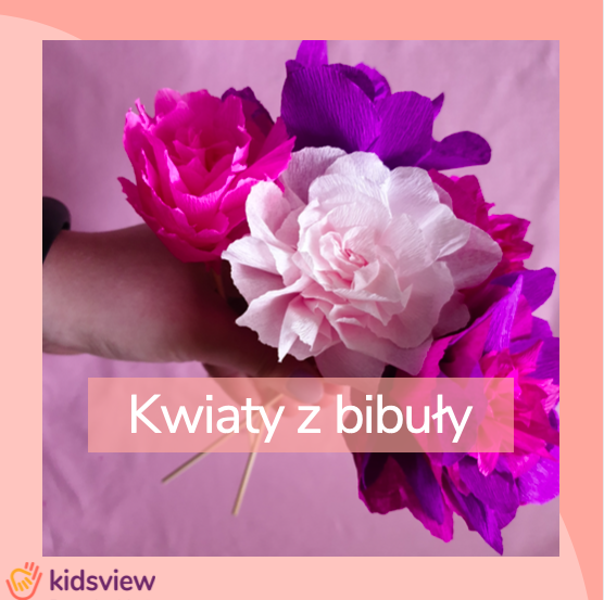 kwiaty z bibuły - jak zrobić