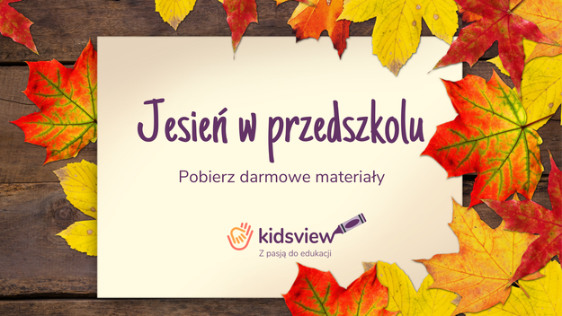 Główny obrazek do Jesień w przedszkolu - materiały do druku