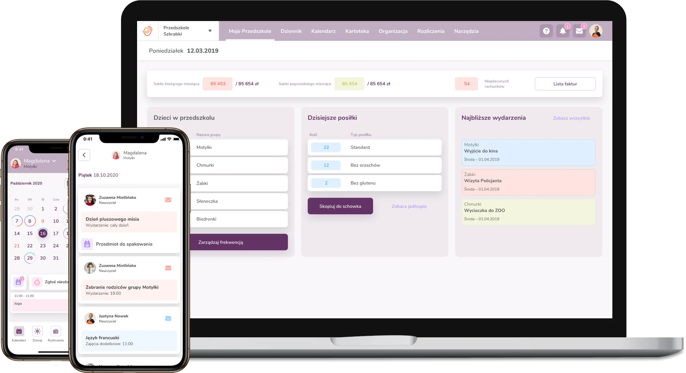 Oprogramowanie Kidsview dla przedszkoli i żłobków automatyzujące pracę placówki